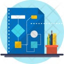 پیش‌نمایش فایل flowchart-18 از پک آیکن فرایند خلاقیت