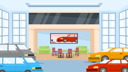 پیش‌نمایش فایل car-showroom-7365927 از پک صحنه‌های داخلی