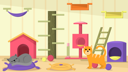 پیش‌نمایش فایل cat-room-7366445 از پک صحنه‌های داخلی