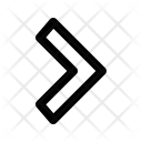 پیش‌نمایش فایل chevron-right-2 از پک Arrows 