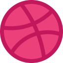 پیش‌نمایش فایل dribbble-180 از پک Social Media 