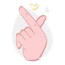 پیش‌نمایش فایل love-hand-gesture-11667202 از پک حرکت دست