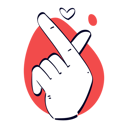 پیش‌نمایش فایل love-hand-gesture-11667185 از پک حرکت دست
