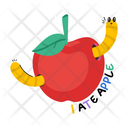 پیش‌نمایش فایل apple-worm-5305650 از پک بازگشت به مدرسه