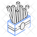 پیش‌نمایش فایل french-fries-5394949 از پک ایزومتریک