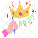 پیش‌نمایش فایل crown-prop-6344983 از پک تولدت مبارک