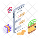 پیش‌نمایش فایل e-wallet-7018310 از پک صفحه فرود