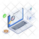 پیش‌نمایش فایل online-contract-7018328 از پک صفحه فرود