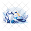 پیش‌نمایش فایل beach-accessories-13032158 از پک سفر و کمپینگ