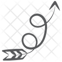 پیش‌نمایش فایل curly-arrow-2662910 از پک فلش‌ها