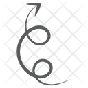 پیش‌نمایش فایل curly-arrow-2662934 از پک فلش‌ها