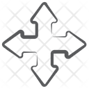 پیش‌نمایش فایل four-way-arrows-2662962 از پک فلش‌ها