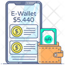 پیش‌نمایش فایل e-wallet-3140838 از پک بلاکچین، ارز دیجیتال و رمزارز