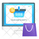 پیش‌نمایش فایل empty-cart-3245822 از پک خرید اینترنتی