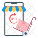 پیش‌نمایش فایل mobile-parcel-delivery-3265840 از پک خرید با موبایل