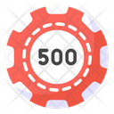 پیش‌نمایش فایل 500-poker-chip-3380522 از پک کازینو