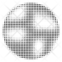 پیش‌نمایش فایل abstract-halftone-circle-3468435 از پک نیم‌تن شعاعی