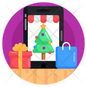 پیش‌نمایش فایل christmas-shopping-app-3499115 از پک فعالیت‌های خرید و تجارت