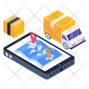 پیش‌نمایش فایل mobile-delivery-service-3516087 از پک خدمات لجستیک و تحویل