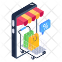 پیش‌نمایش فایل mobile-shopping-discount-3516168 از پک خرید آنلاین و تجارت