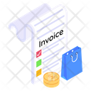 پیش‌نمایش فایل shopping-invoice-3516112 از پک خرید آنلاین و تجارت
