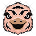 پیش‌نمایش فایل ostrich-face-3530213 از پک شخصیت‌های حیوانی