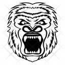 پیش‌نمایش فایل king-kong-face-3530241 از پک شخصیت‌های حیوانی