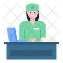پیش‌نمایش فایل receptionist-3569059 از پک مفاهیم پزشکی