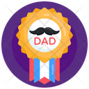 پیش‌نمایش فایل dad-badge-3746802 از پک روز پدر