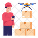 پیش‌نمایش فایل drone-delivery-3768273 از پک خدمات پستی
