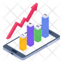پیش‌نمایش فایل mobile-growth-chart-3812021 از پک بانکداری موبایل