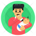 پیش‌نمایش فایل father-feeding-baby-3835826 از پک هفته جهانی بغل کردن نوزاد