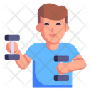 پیش‌نمایش فایل dumbbells-workout-4155733 از پک تناسب اندام