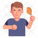 پیش‌نمایش فایل eating-drumstick-4155498 از پک فست فود