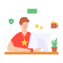 پیش‌نمایش فایل online-earnings-4489675 از پک بانکداری و امور مالی