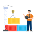 پیش‌نمایش فایل container-loading-4472475 از پک خدمات لجستیکی