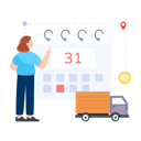 پیش‌نمایش فایل delivery-date-4472459 از پک خدمات لجستیکی