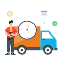 پیش‌نمایش فایل delivery-on-time-4472441 از پک خدمات لجستیکی