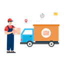پیش‌نمایش فایل delivery-truck-4472429 از پک خدمات لجستیکی