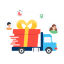 پیش‌نمایش فایل gift-delivery-4472465 از پک خدمات لجستیکی