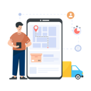 پیش‌نمایش فایل logistic-app-4472468 از پک خدمات لجستیکی