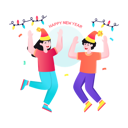 پیش‌نمایش فایل new-year-party-4731762 از پک کریسمس