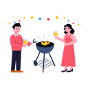 پیش‌نمایش فایل barbeque-party-5309317 از پک کسب و کار