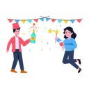 پیش‌نمایش فایل celebrating-birthday-party-5309313 از پک کسب و کار