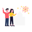 پیش‌نمایش فایل couple-watching-fireworks-5309363 از پک کسب و کار