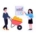 پیش‌نمایش فایل cryptocurrency-trader-5309297 از پک کسب و کار