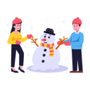 پیش‌نمایش فایل decorating-snowman-5309311 از پک کسب و کار