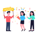 پیش‌نمایش فایل friends-celebrating-birthday-5309369 از پک کسب و کار