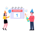 پیش‌نمایش فایل new-year-calendar-5309380 از پک کسب و کار