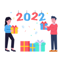 پیش‌نمایش فایل new-year-gifts-5309374 از پک کسب و کار